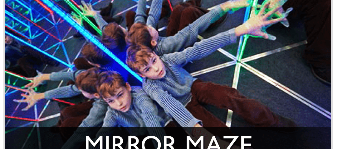 Enjoy mirror maze in gaming zone in mohali